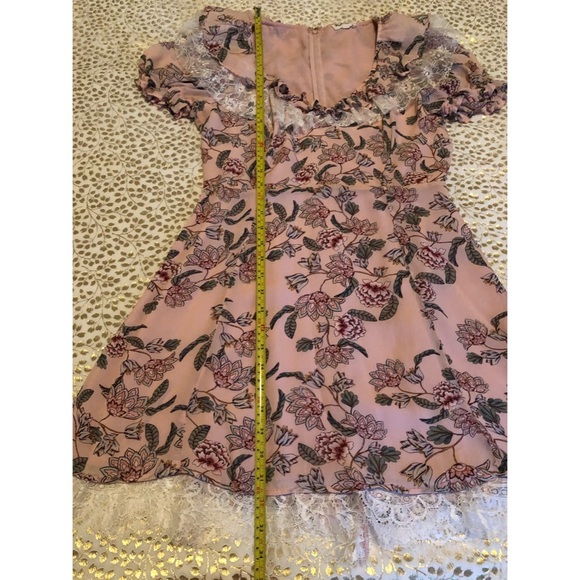 SOLD: For Love & Lemons Bee Balm Lace Mini Dress - Picture 6 of 8